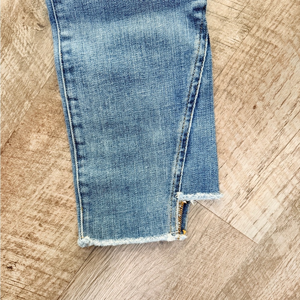 FRAME LE HIGH Straight Raw Step hem Jeans SZ 24 - Picture 6 of 6